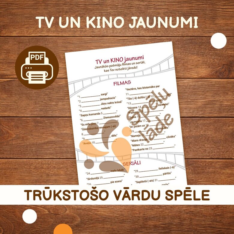 SPĒLE "TV UN KINO JAUNUMI"